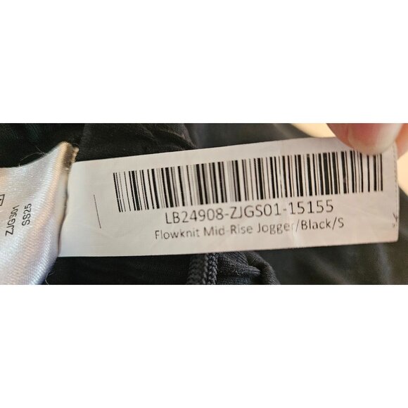 Quince Ladies Flowknit MidRise Jogger Black Size Small 25" Inseam (Petite) - Picture 8 of 8